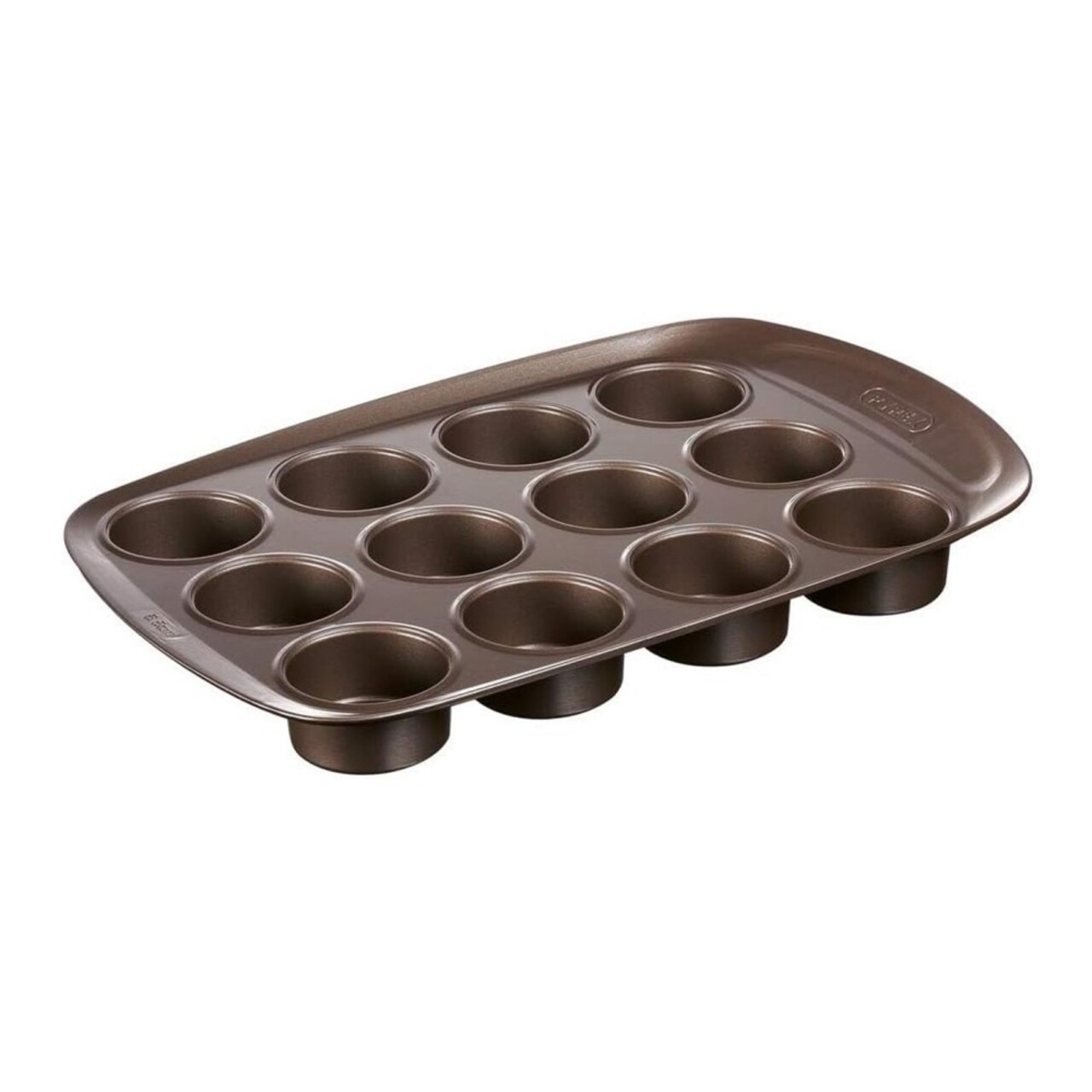 Forma pentru 12 briose, otel carbon, 38x25,5cm, "Asimetria" - Pyrex - imagine 7